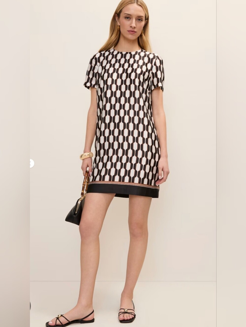 Ann Taylor print satin Dress Size 6